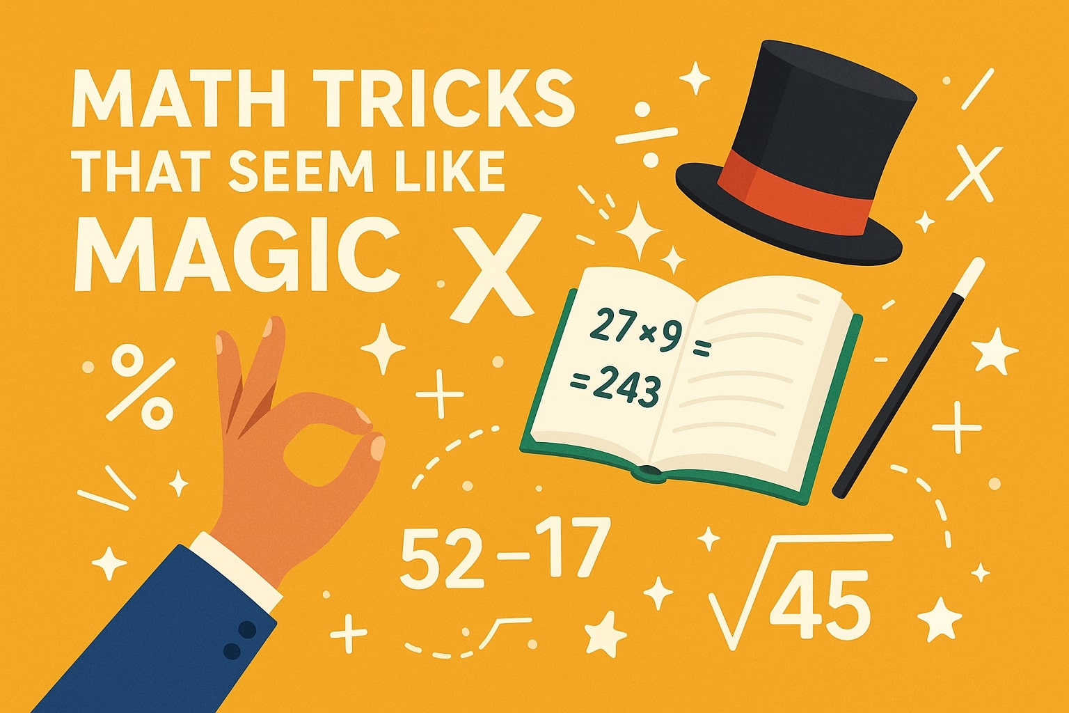 Amazing Math Tricks That Seem Like Magic: Calculate Faster Than a Calculator