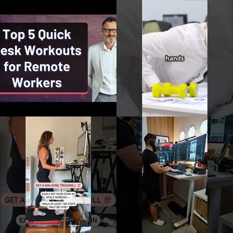 Desk Exercises for Remote Workers