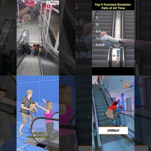 Epic Escalator Fails thumbnail