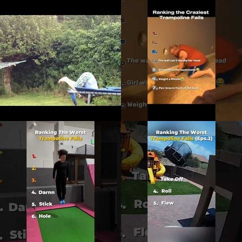 Epic Trampoline Fails thumbnail