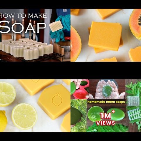 How to Make Homemade Soap thumbnail