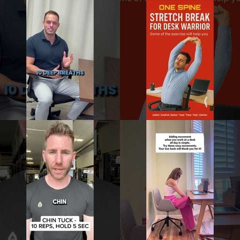 Office Worker Back Pain Relief Exercises