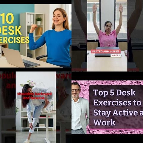 Quick Desk Exercises During Work thumbnail