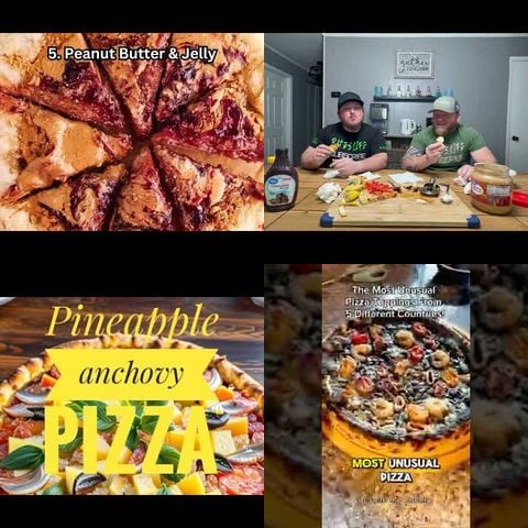 Weird Things People Put on Pizza thumbnail